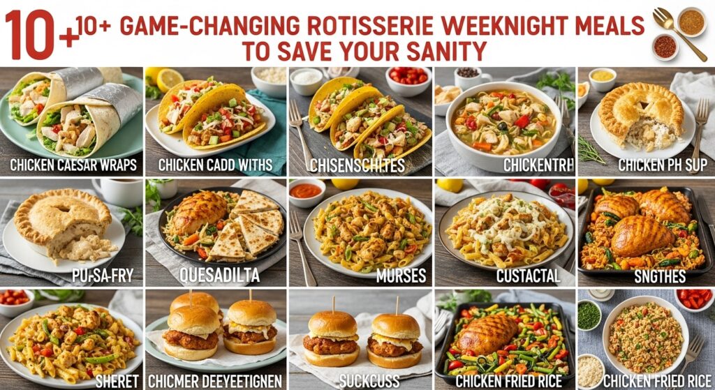 10+ Game-Changing Rotisserie Chicken Weeknight Meals to Save Your Sanity