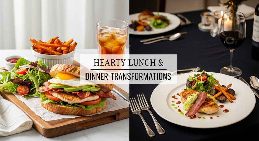Hearty Lunch & Dinner Transformations.