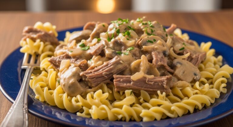 How to Make Creamy Beef Stroganoff with Leftover Pot Roast