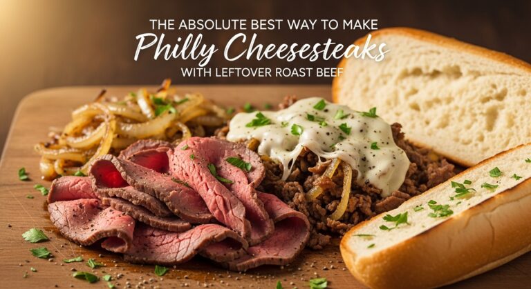 The Absolute Best Way to Make Philly Cheesesteaks with Leftover Roast Beef