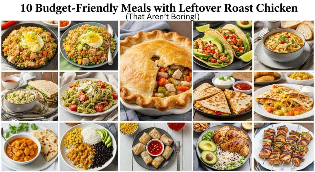 10 Budget-Friendly Meals with Leftover Roast Chicken (That Aren't Boring!)