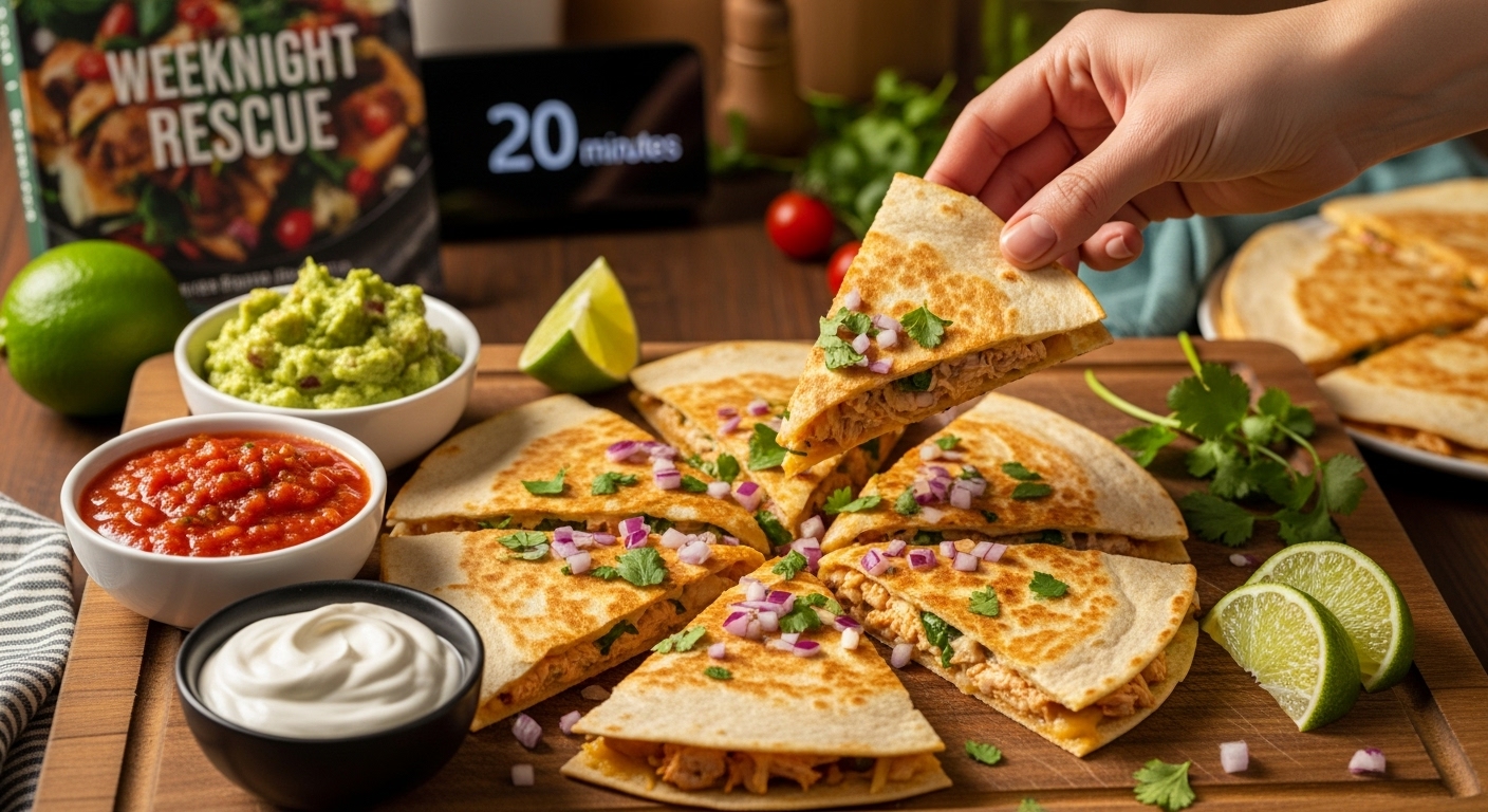 20-Minute Leftover Chicken Quesadillas Your Ultimate Weeknight Rescue