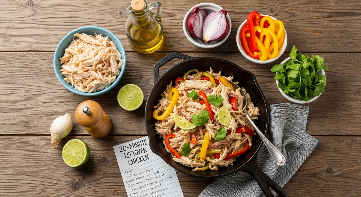 20-Minute Leftover Chicken as Recipe
