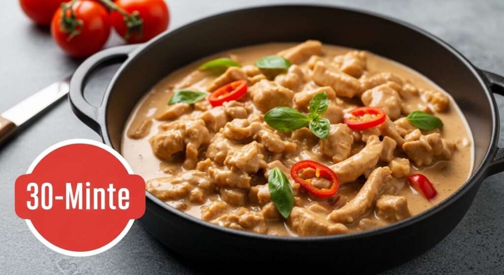 30-Minute Turkey Stroganoff
