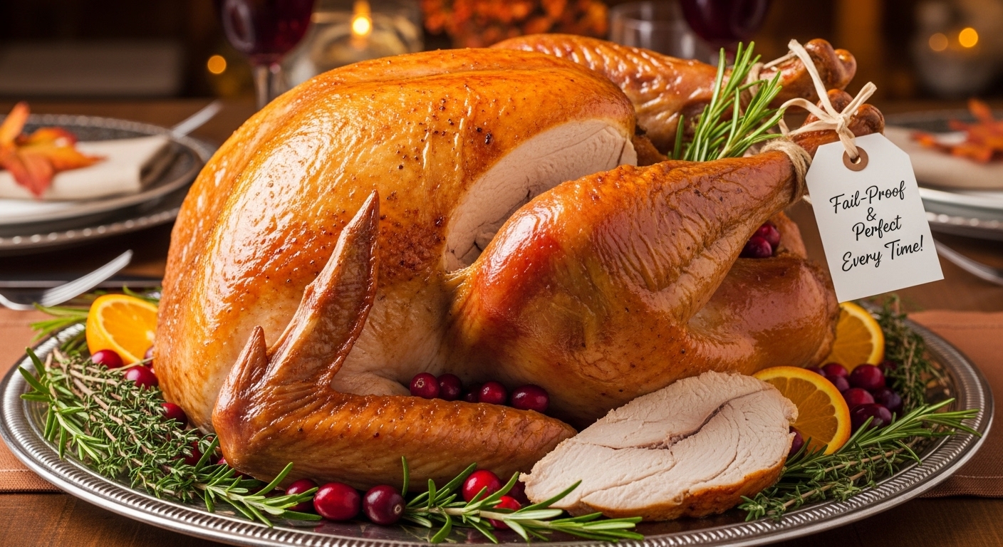 The Fail-Proof Juicy Roasted Turkey Recipe (Perfect Every Time!)