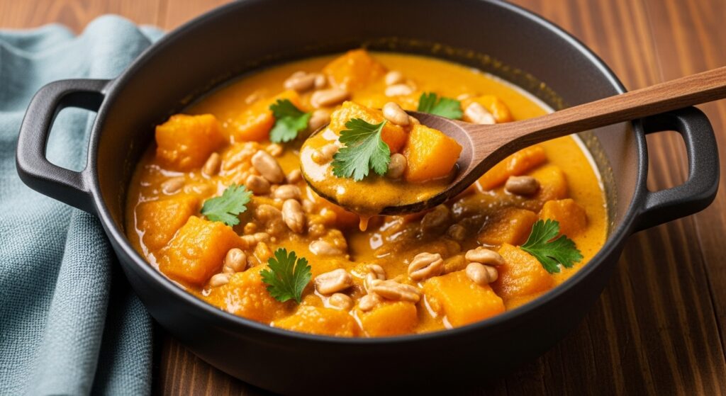 Leftover Peanut Butter Squash Curry.