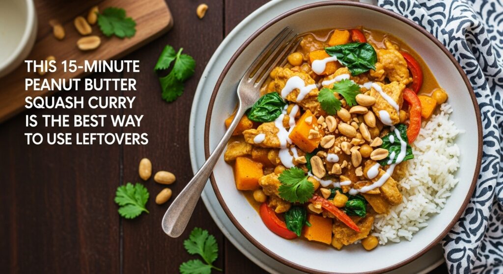 This 15-Minute Peanut Butter Squash Curry is the Best Way to Use Leftovers