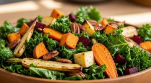 This Leftover Roasted Root Vegetable and Kale Salad Will Be Your New Favorite