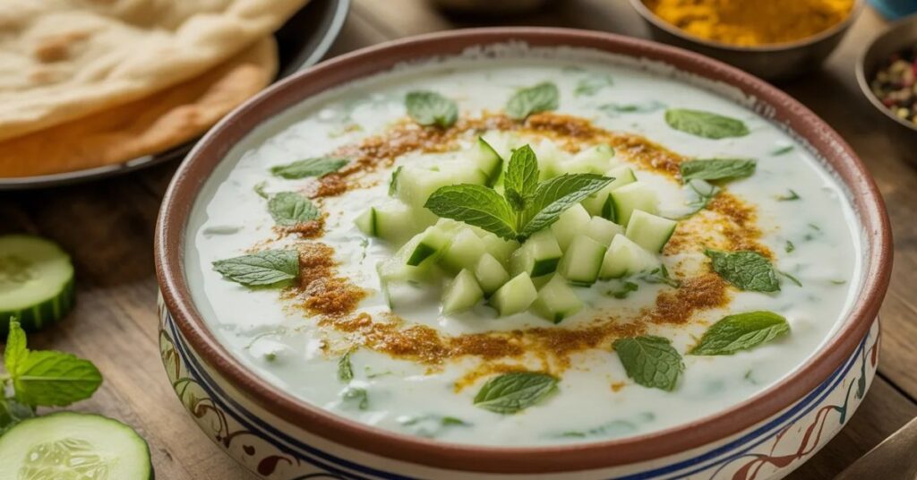 Cucumber (or potato) Rajitha